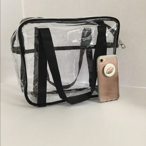 Clear Shoulder Tote Bag for Work or Play